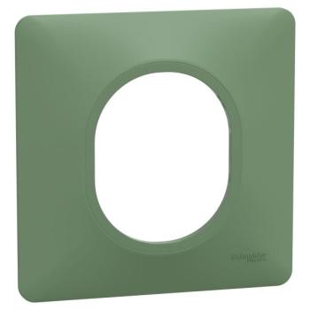  Plaque 1 poste Vert F 