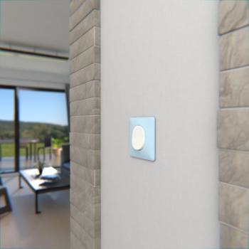  Plaque 1 poste Bleu A 