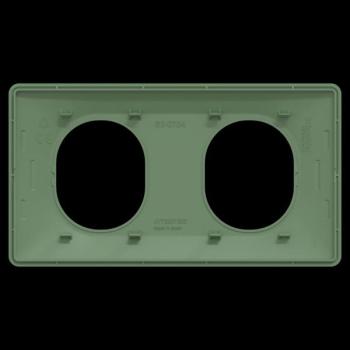  Plaque 2 post Hor 71 mm Vert F 