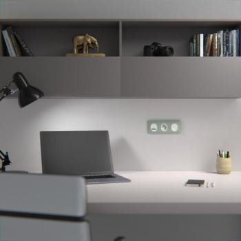  Plaque 3 post Hor 71 mm Sauge 