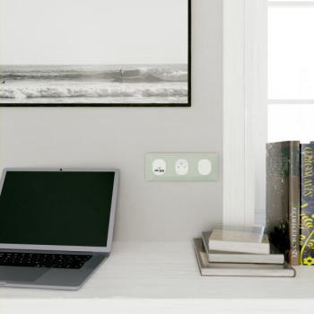  Plaque 3 post Hor 71 mm Sauge 