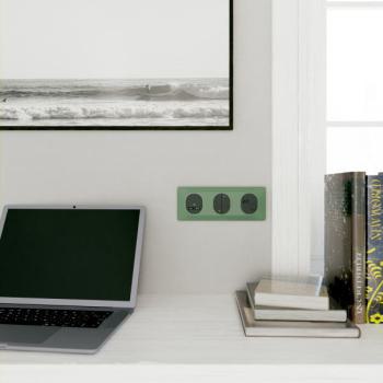  Plaque 3 post Hor 71 mm Vert F 