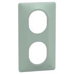  Plaque 2 post Vert 71mm Sauge 