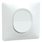  Poussoir Ferm Blanc griffe plq 