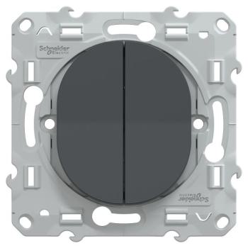  Double Poussoir Anthracite 