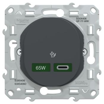  Chargeur USB-C 65W Anthracite 
