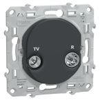 Prise TV-R Anthracite 