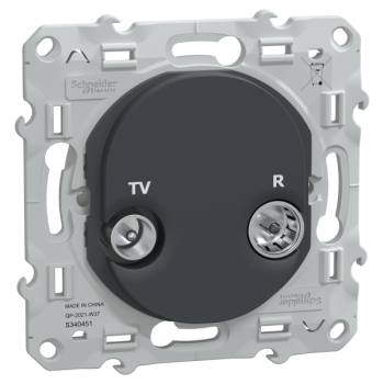  Prise TV-R Anthracite 