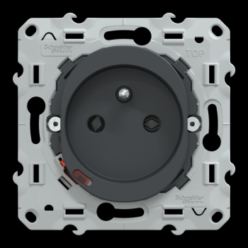  Wiser 2P+T Connect�e 16A Anth 