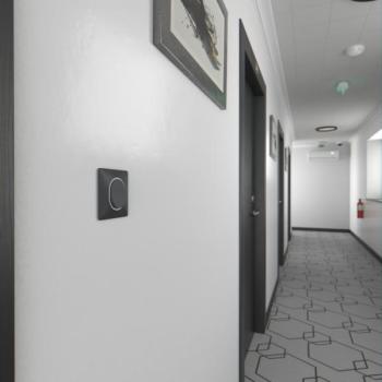  Plaque 1 poste Anth Argent C 