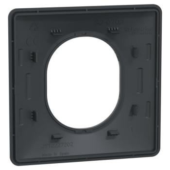  Plaque 1 poste Anthracite 