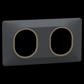  Plaque 2 post Hor 71 mm Ant Lt 