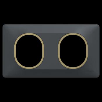  Plaque 2 post Hor 71 mm Ant Lt 