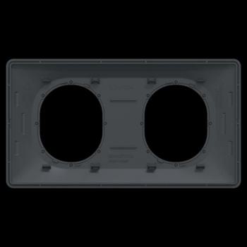  Plaque 2 post Hor 71 mm Ant Ag 