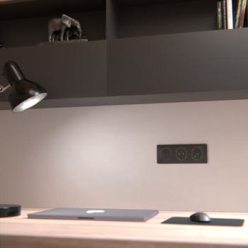  Plaque 3 post Hor 71 mm Ant Lt 