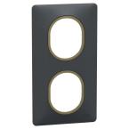  Plaque 2 post Vert 71mm Ant Lt 