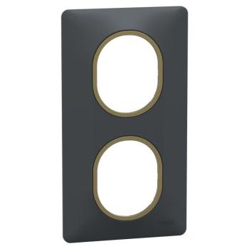  Plaque 2 post Vert 71mm Ant Lt 