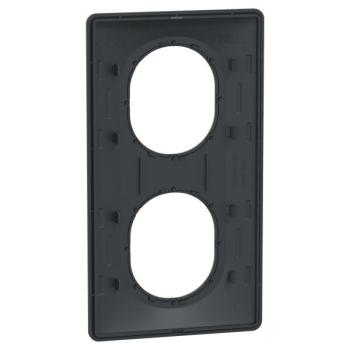  Plaque 2 post Vert 71mm Ant Lt 