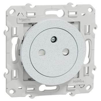  Prise 2P+T affleur blanc RECY 