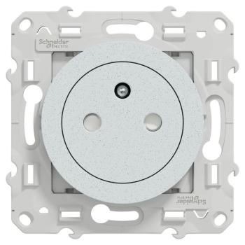  Prise 2P+T affleur blanc RECY 