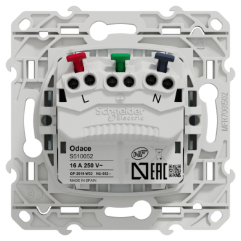  Prise 2P+T affleur blanc RECY 