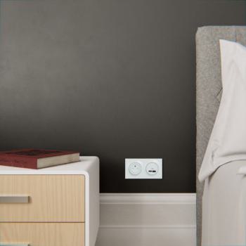  Prise double USB A+C Blc RECY 