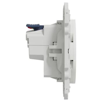  Prise 2P+T affleurante blanc 