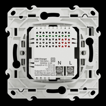  Prise USB type A+C rapide blc 