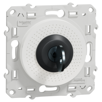  Interrupteur � cl� blanc 