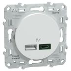  Chargeur USBA 7,5W+C 45W Blanc 