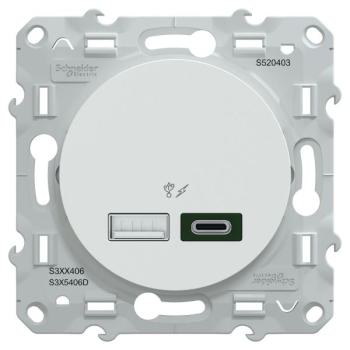 Chargeur USBA 7,5W+C 45W Blanc 