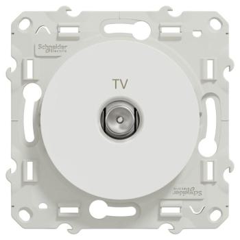  ODACE PRISE TV BLANC VIS 