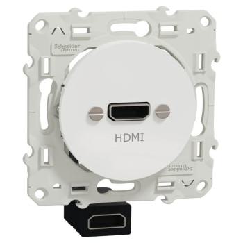  ODACE HDMI TYPE A BLANC 