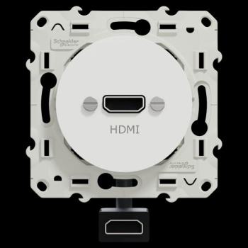  ODACE HDMI TYPE A BLANC 