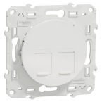  ODACE DBL RJ45 CAT6 UTP BLC 