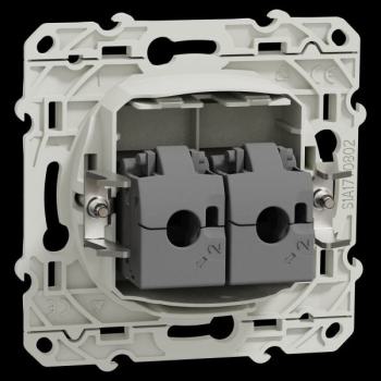  ODACE DBL RJ45 CAT6 STP BLC 