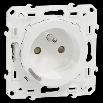  Wiser 2P+T Connecte 16A Blanc 