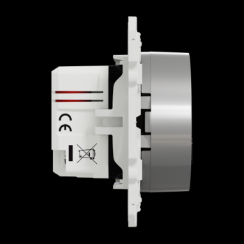  Prise USB type A+C rapide alu 