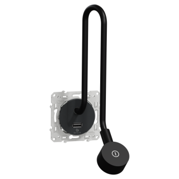  Liseuse avec USB anthracite 