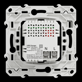 Prise USB A+C rapide anth 