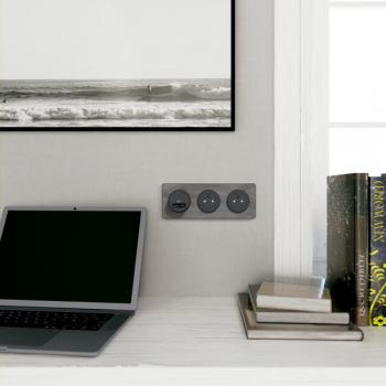  Prise USB A+C rapide anth 