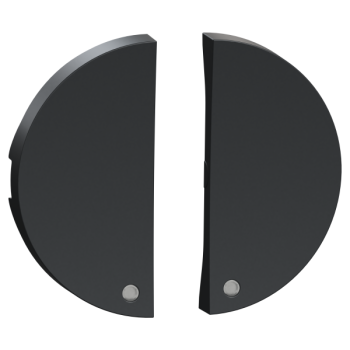  2 demi enjoliveur anthracite 