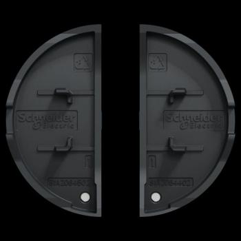  2 demi enjoliveur anthracite 