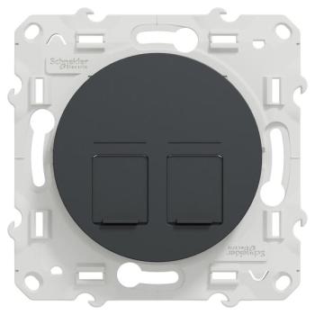  ODACE SUPPORT 2xRJ45 ANTH 