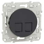  ODACE DBL RJ45 CAT6 STP ANTH 