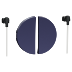  2 demi enjoliveur COBALT 