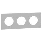  Odace plaque 3 postes gris gal 