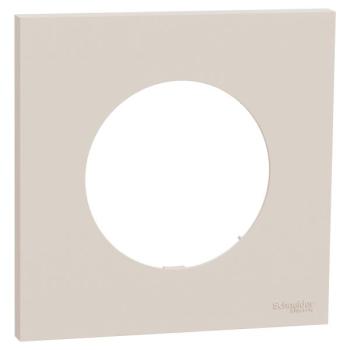  Odace plaque 1 poste beige sab 