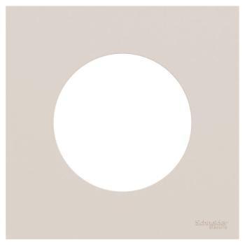  Odace plaque 1 poste beige sab 