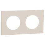  Odace plaque 2 postes beige sa 